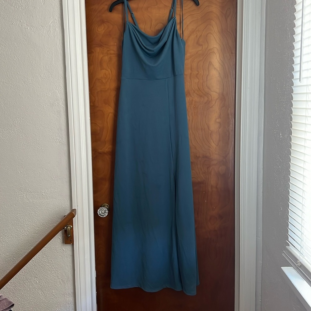 Birds Grey Bridesmaid Dress